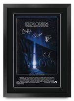 Explorers Movie Film Poster Cast Signed Printed Autograph A3 Framed Memorabilia