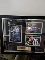 Luke Littler Signed Ultimate Darts Card Framed Mounted with COA