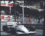 Ayrton Senna Monaco 1983 – Original Vintage Photo Print, Toleman  (8x10) + COA