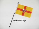 ULSTER FLAG 6" x 4" SMALL HAND Irish Northern Ireland Crafts Table Desk Display