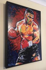 Boxing Mike Tyson Limited Edition of 86 Art Canvas By Patrick J. Killian