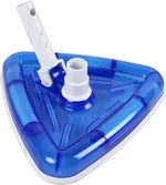 Triangular Vacuum Head Brush Swimming Pool Weighted Liner Cleaner Tiled Concrete