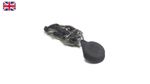 Keychain Emergency Pill Box/Holder Fits up to 3 Pills Black UK Made