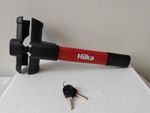 Hilka 83550466 T-Bar Steering Wheel Lock, Red & Black