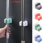 Wall Mounted Mop Brush Broom Organizer Hanger Holder Storage Rack Kitchen Tool