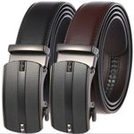 Mens Italian Leather Belt Belts Real New Sliding Buckle Tan Black Brown Trouser