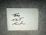 Boxer Tony TNT Tucker Signed Ticket