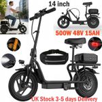 CHEEVALRY Foldable Electric Scooter 48V 15Ah 14 in Off Road E-Scooter for Adult