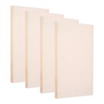 4 Pack Wood Panel Board, 6"x12" Unfinished Wood Canvas Square Wooden