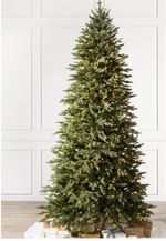 Balsam Hill LED Clear Lights Canadian Blue Green Spruce 6ft pre-lit