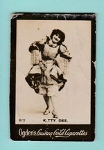 ACTRESS  -  OGDENS GUINEA GOLD  -  KITTY  DEE   -  1901