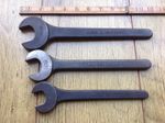 3 Vintage Eagle Brand AF One Ended Spanners 1-5/16"-1-1/8"-15/16"AF.