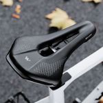 WEST BIKING Road Bike Bicycle Saddle Leather Racing Cycling Seat Saddle Black