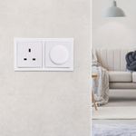 UK Plug Socket Covers Baby Child Safety Protectors 3 Pin White