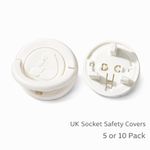 UK Socket Safety Covers Plug Socket Protectors Bear Design – 5 or 10 PCS