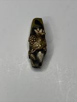 Antique Ojime Gold Pomegranate Bead Meiji Japan Netsuke Inro Mixed Metals