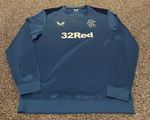 Rangers FC Men’s blue Football jumper Sweatshirt Size Medium
