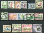 Rhodesia & Nyasaland 1959-62 ½d-£1 SG 18-31 used (cat. £90)