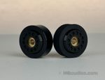 Pair of Pioneer RT-707/701 Pinch Rollers – Precision Replacement –Black–1Yr WRT