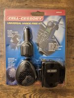 Retro Universal Hands Free 90's Car Kit-Amplifier- Mic-Speaker-Phone Holder-New