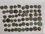 LOT OF 60 ANCIENT ROMAN BRONZE COINS II-IV Century AD