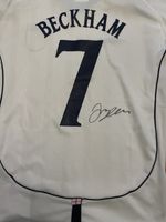 Beckham Signed England Home Shirt With Coa Included 