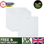 4x Self Adhesive Backed Windscreen Ticket Card Holder Parking Permit 105 X 105mm