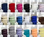  25cm deep Fitted Bed Sheets 100%Cotton Polyester Single Double King Sking