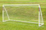 Samba Trainer Football Goal Post Net Portable Locking System Various Sizes White