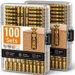 Short Expansion Screw Set for Cabinet Hinge Repair & Stripped Thread Restoration