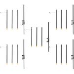 5Sets Lightweight Camping Lantern Holder Outdoor Light Rack Durable Aluminum