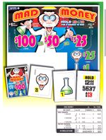 Pull Tab Ticket - Hard Card - Game - Mad Money - 240 ct