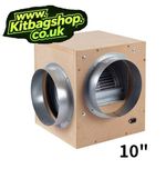 Acoustic MDF Box Fan 10" 250 3250m3/h Silent Extractor hydroponics