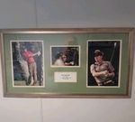 Golfer Ian Poulter Hand Signed 2004 Ryder Cup & volvo master Framed Photos 