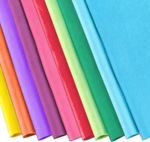 30pk Coloured Tissue Paper Sheets for Wrapping 75cm x 50cm Colour Crepe Paper