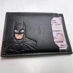 2025 Leather Bat Wallet Superhero Mask Card Holder Hero ID Slim Men & Women