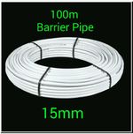 100m x 15mm barrier pipe coil plumbing pushfit pipe 24hr courier service 