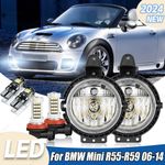 2x Front Bumper Fog Light Lamp DRL For Mini Countyman R60 Paceman R61 2010-2016
