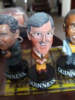 Vintage Guinness Talking Bobbleheads Set of 3 Football Pundits Working Great Con