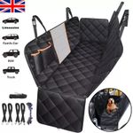 Heavy Duty 600D Waterproof Pet Car Seat Cover Dog Mat Rear Back Seat Hammock UK