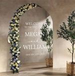 Personalised Welcome to Our Wedding | Custom Marriage Mirror Sign Sticker Decal