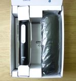 Oral-B iO3 Rechargeable Toothbrush, with case. Black. Box opened, no brush head.
