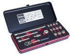 Ko-ken 2286Z Z-EAL 1/4" 6.35mm Insert Socket Wrench Set 17 Pieces TI