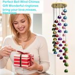 Wind Chime Bells Colorful Hanging Garden Decor Indoor Outdoor Gift