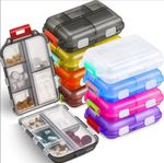 Pill Daily Box Portable Organizer Case Medicine Travel Storage Dispenser Case uk