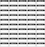 Quality control labels Serial number