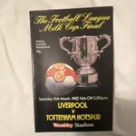 League Cup Final Souvenir Programme Liverpool v Tottenham 13 Mar 1982