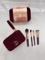 Charlotte Tilbury - Hollywood Mini Brush Set - 4 Brushes + Case - New & Sealed