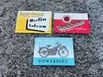 Job lot - 3 x Rare 1950’s Francis-Barnett Motorcycle SALES BROCHURES - Very Good