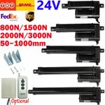 24V 50mm 1000mm 800N 2000N 3000N Linear Actuator Motor Heavy Duty Fast 5-20mm/s